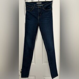 Women’s Levi’s 720 High-Rise Super Skinny Jeans, size 28W x 30L (Long)